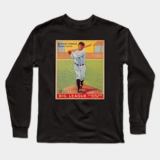 Babe Ruth 1933 Goudey (Swinging) Long Sleeve T-Shirt